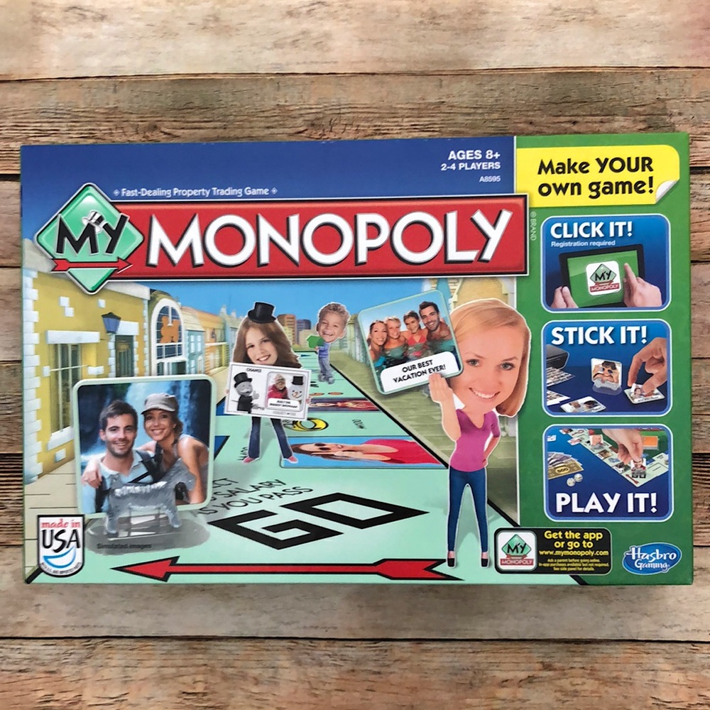 My MONOPOLY Family Board Game | For Ages 8+. 2-4 Players.